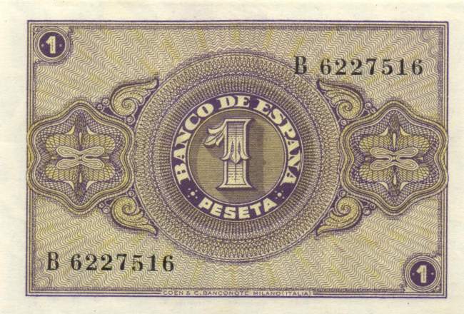1 Peseta 1937